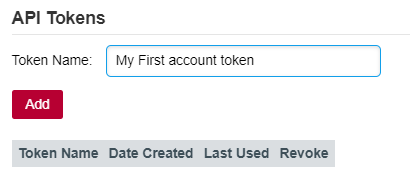 Account token